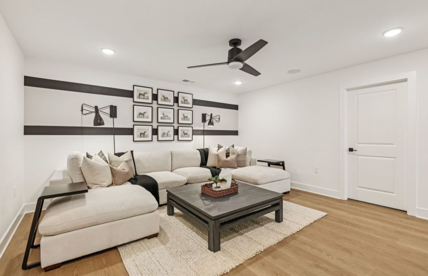 Loft Provides Additional Entertaining Space