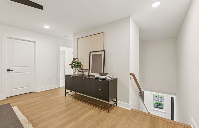 Loft Provides Additional Entertaining Space
