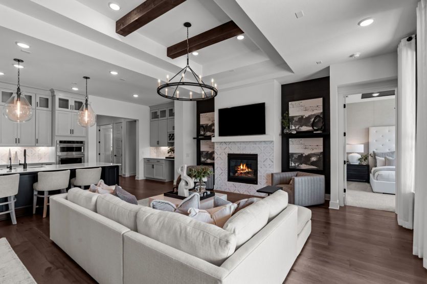 Gathering Room with Fireplace