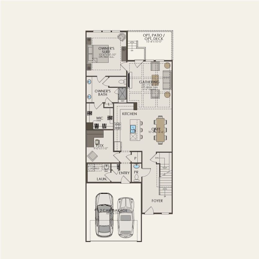 First Floor 3 br / 2.5 ba