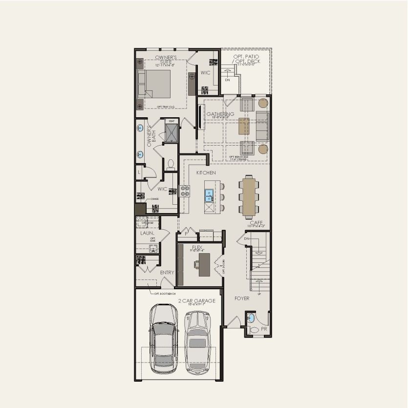 First Floor 3 br / 2.5 ba