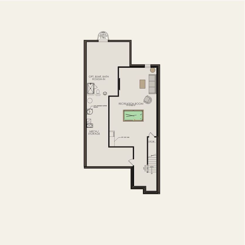 Basement 3 br / 2.5 ba
