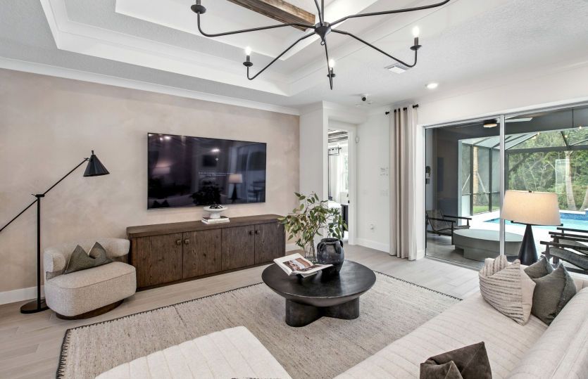 Gathering Room Designed for Luxurious Living