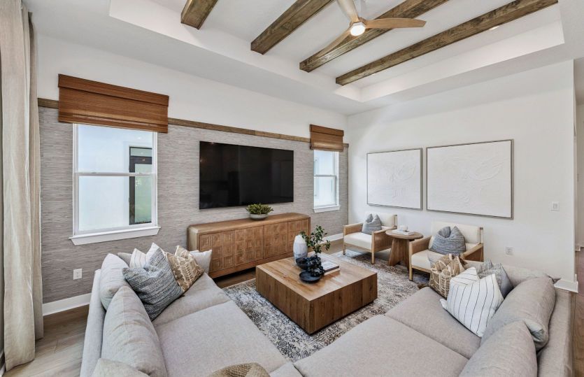 Gathering Room Designed for Luxurious Living