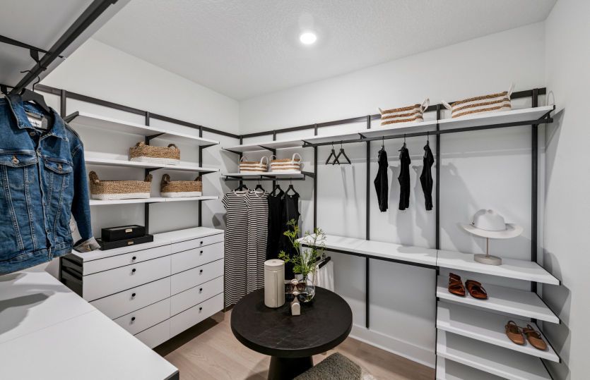 Spacious Owner's Walk-In Closet