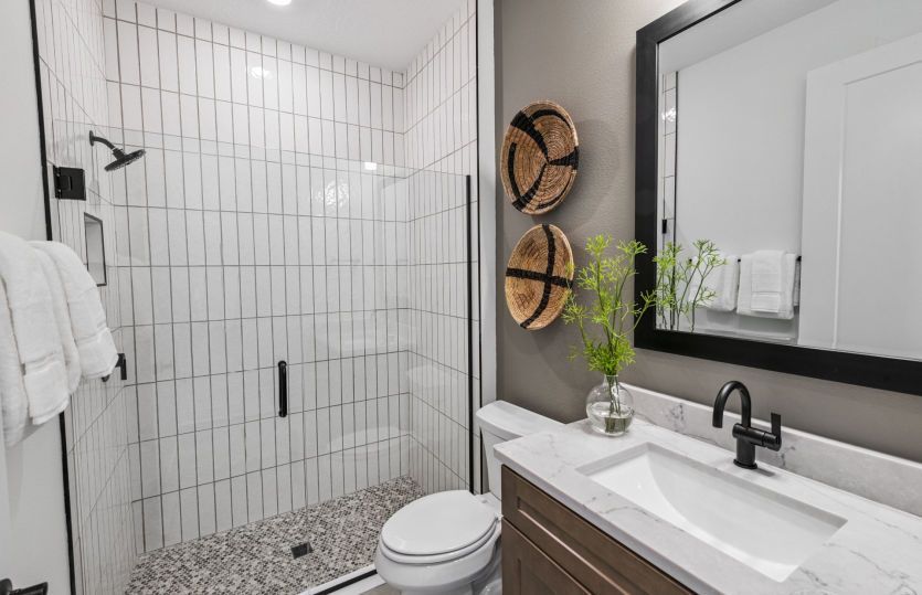 Secondary Bathroom with Luxurious Finishes