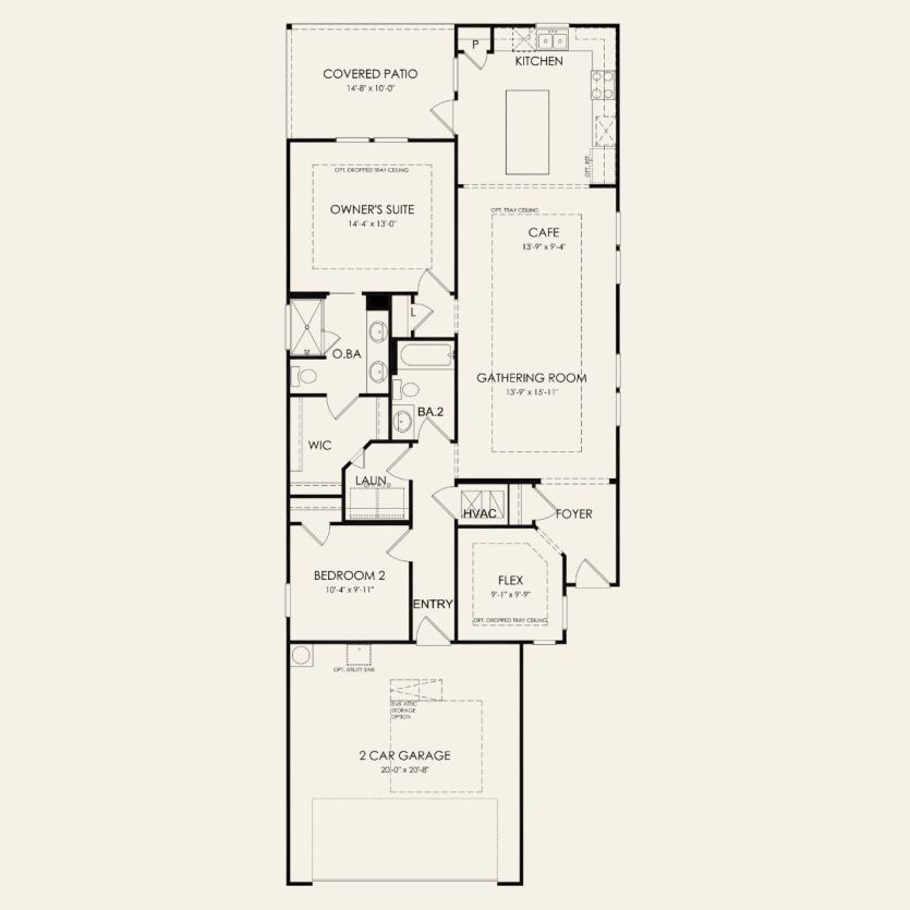 First Floor 2 br / 2 ba