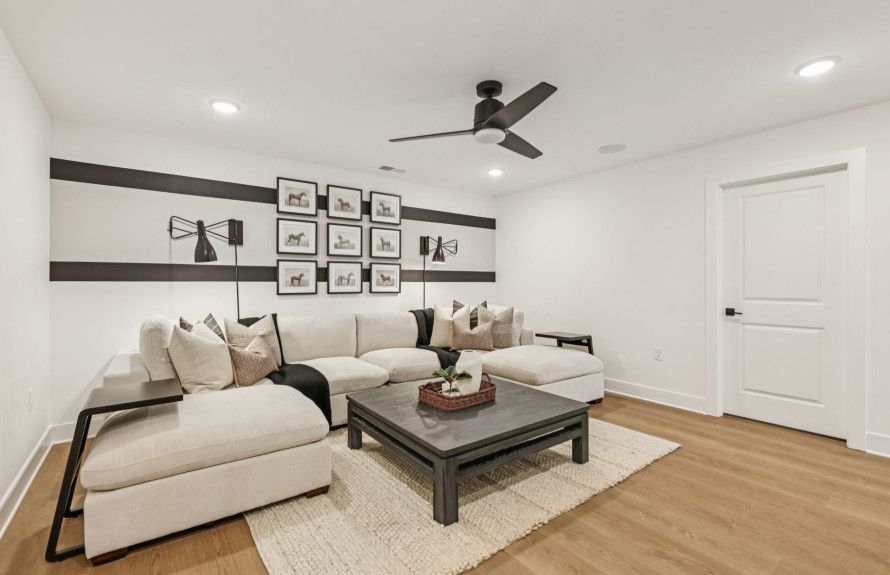 Loft Provides Additional Entertaining Space