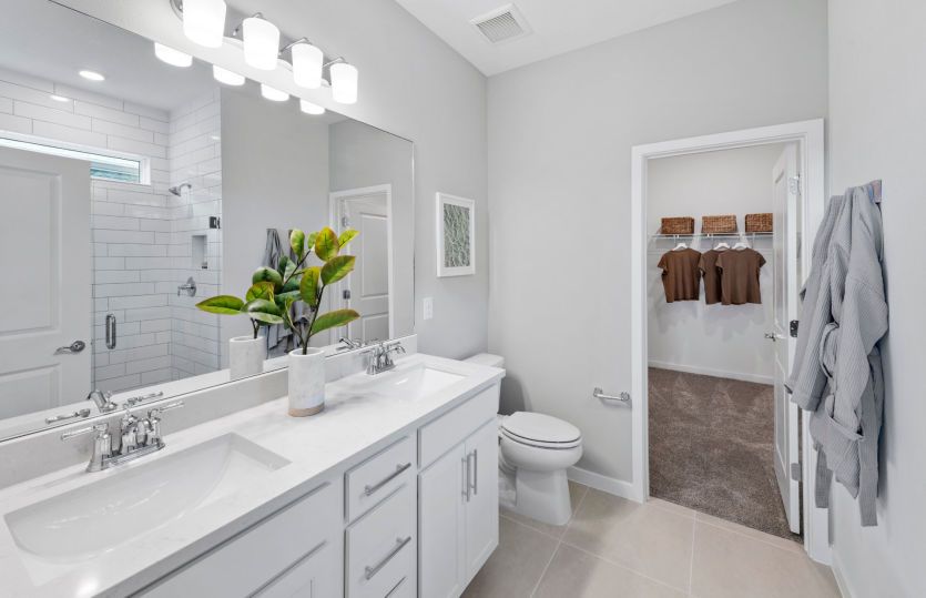 Owner's Bath with Dual Sinks