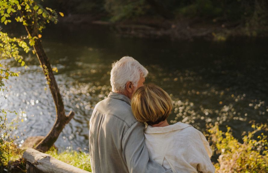 Enjoy the serene lake