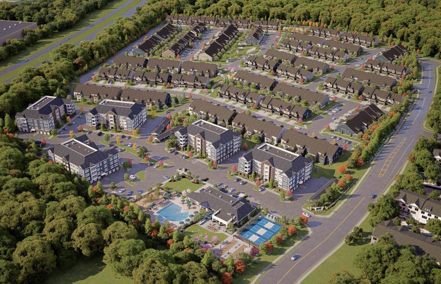 Aerial View of the Community