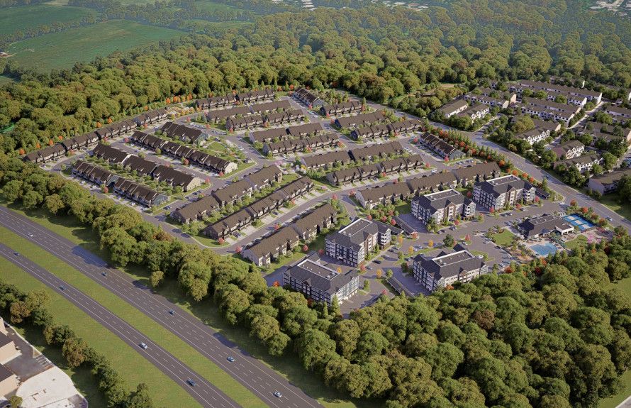 Aerial View of Community