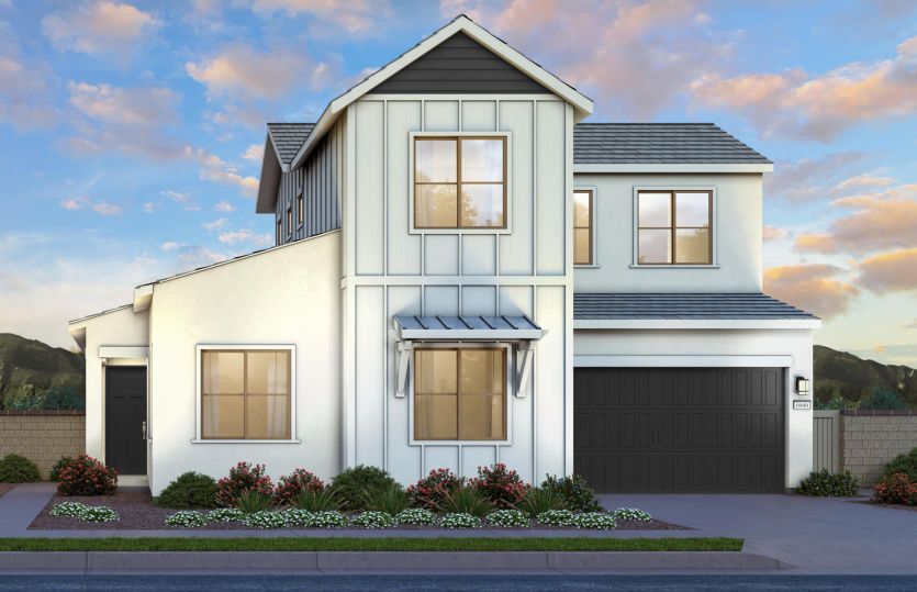 Plan 1X  Farmhouse Elevation (B)