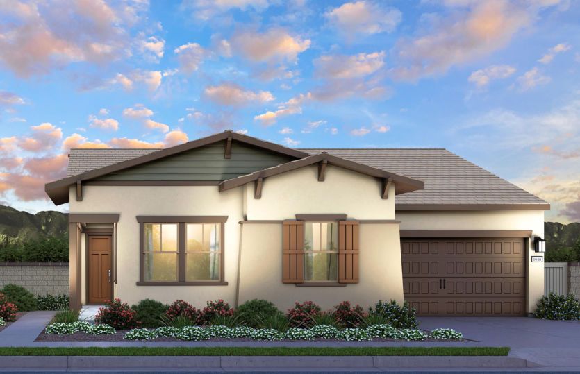 Plan 1 Modern Craftsman Elevation (C)