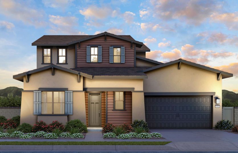 Plan 2X Modern Craftsman Elevation (C)