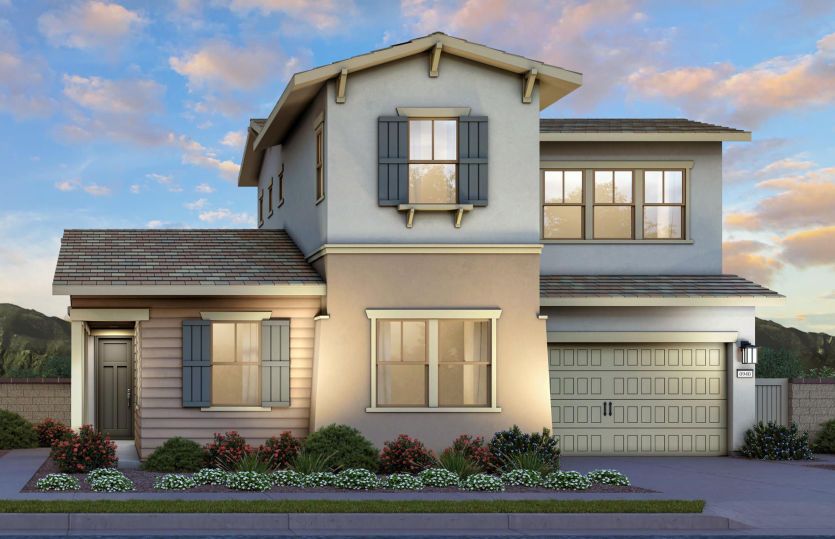 Plan 1X Modern Craftsman Elevation (C)
