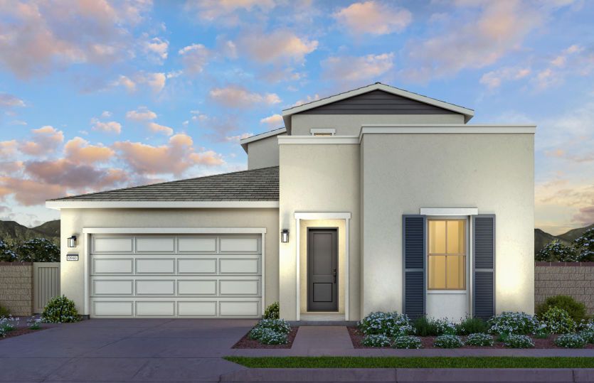 Plan 1 Ranch Monterey Elevation (B)