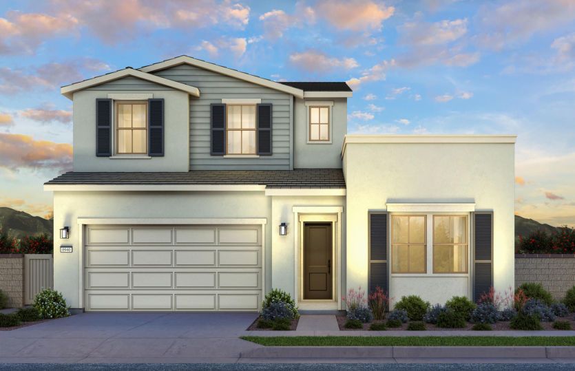 Plan 2 Ranch Monterey Elevation (B)