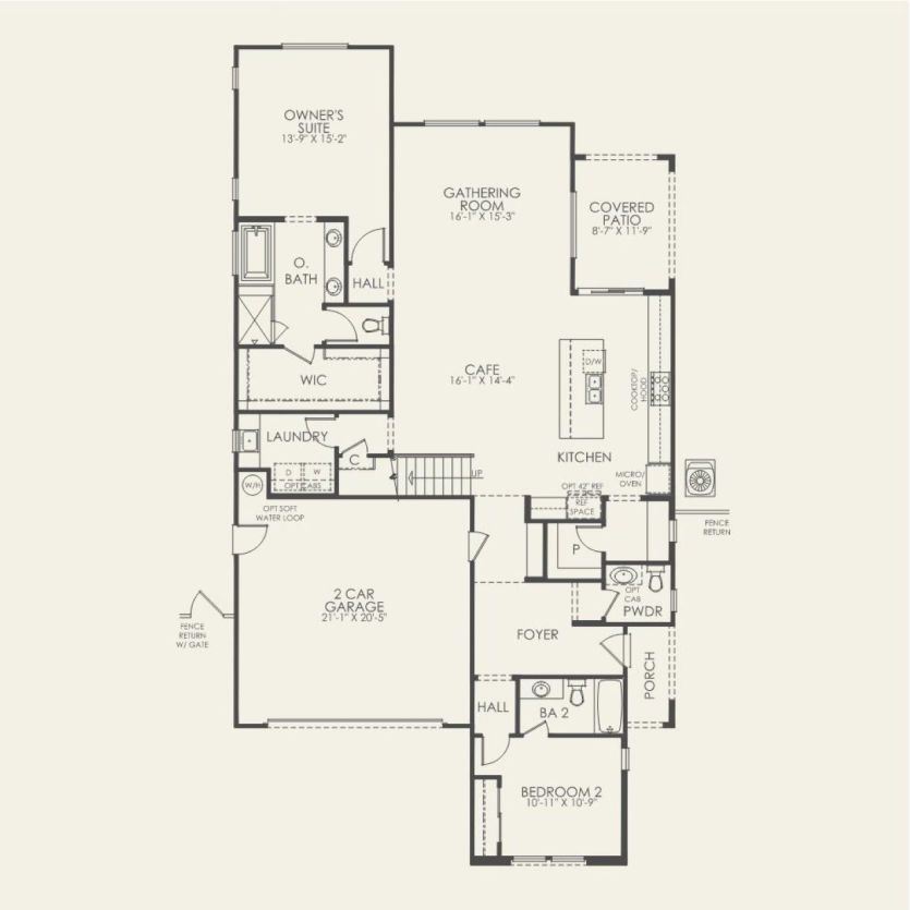 First Floor 3 br / 3.5 ba