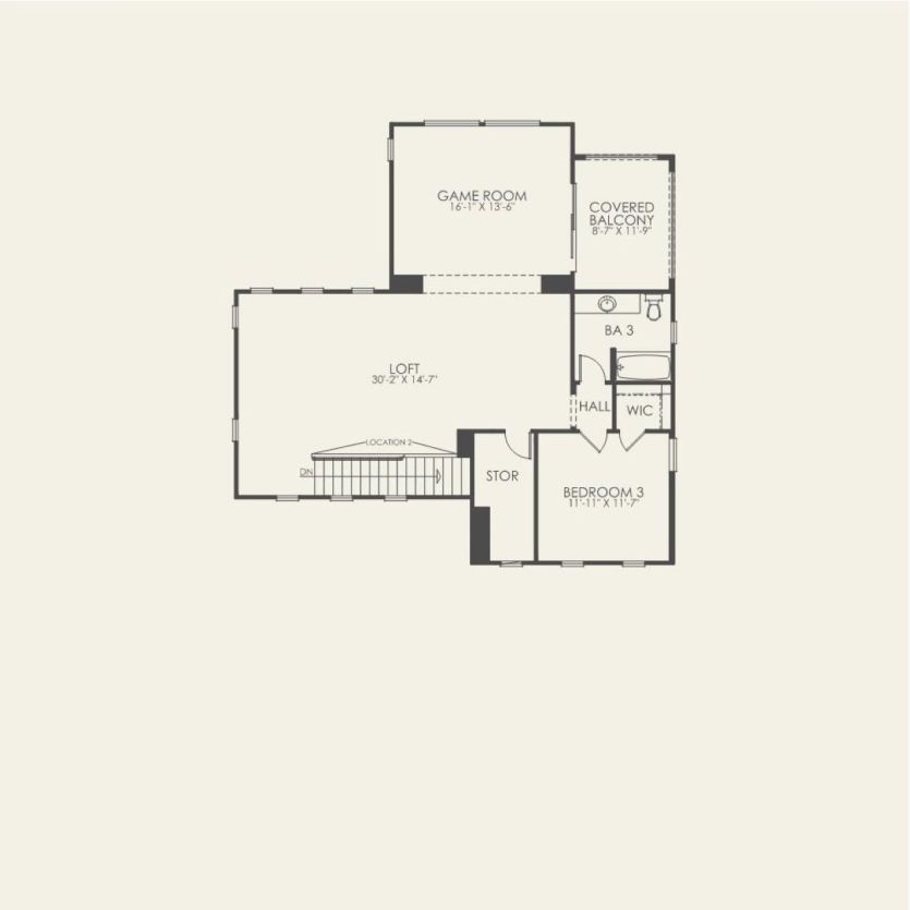 Second Floor 3 br / 3.5 ba