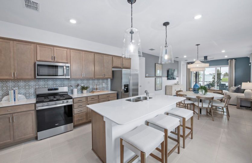 Spacious Kitchen with Large Island