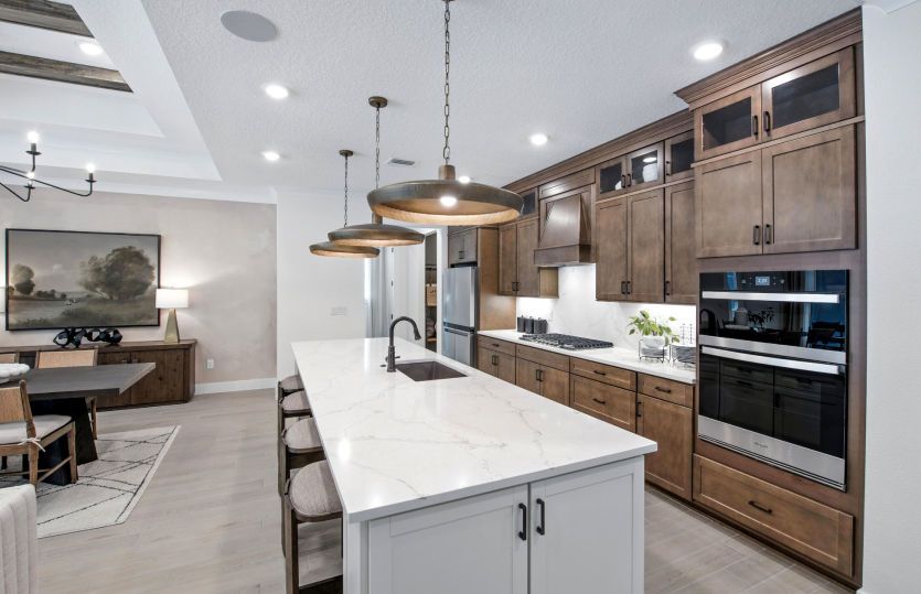 Designer Kitchen with Oversized Island