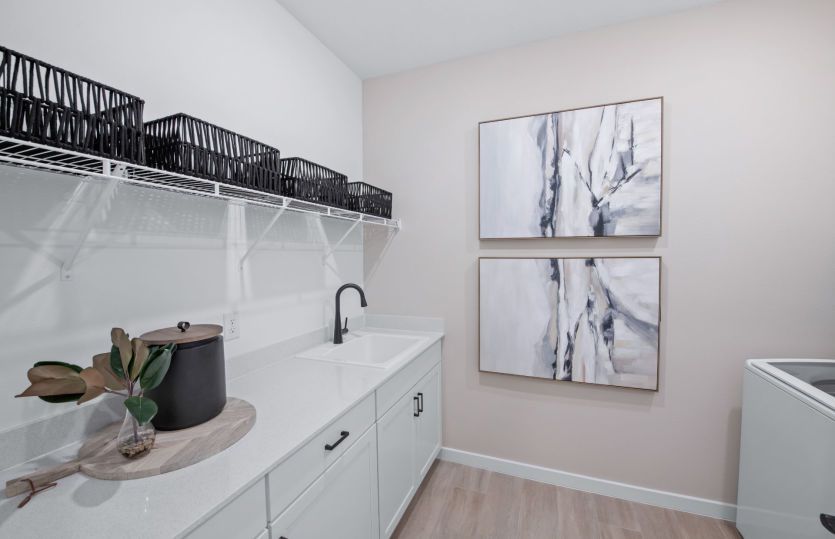 Upgraded Laundry Room