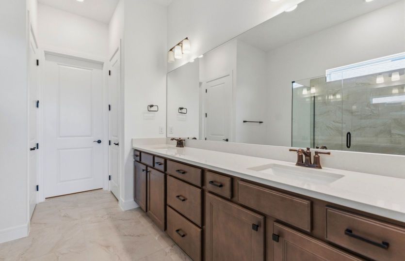 Owner's Bath with Dual Sinks
