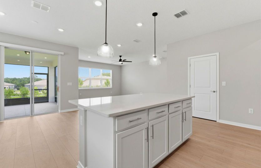 Open Kitchen to Cafe Area