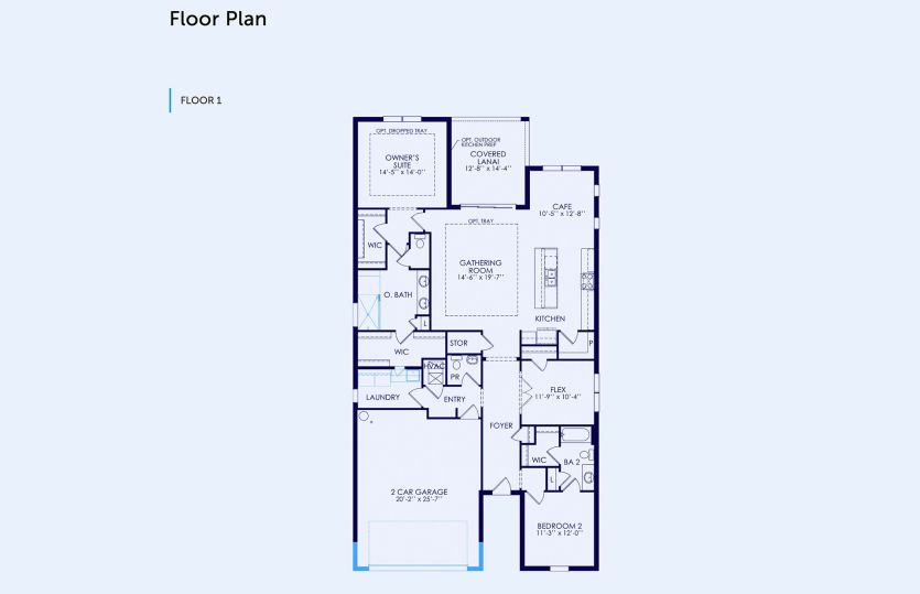 Prestige Floor Plan, Quick Move-In Home, Floor 1