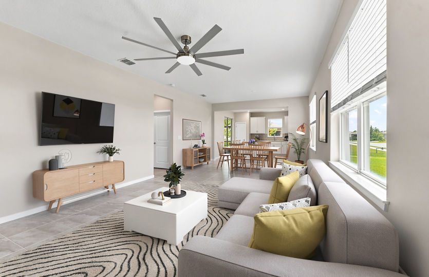 Virtually Staged - Open Gathering Room