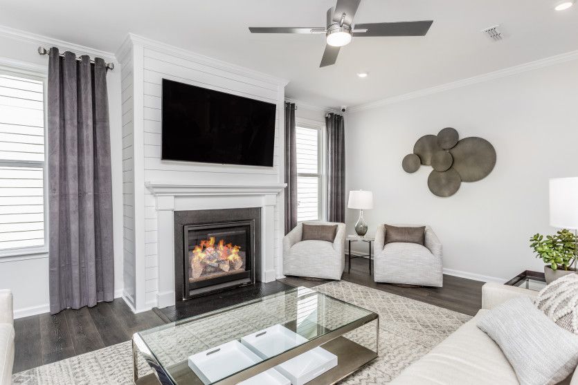 Fireplace in Living Area