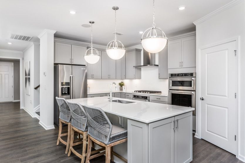 Spacious Kitchen Island
