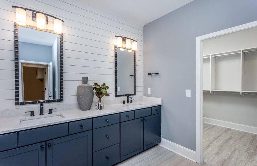 Owner's Luxury Bath with a Double Vanity