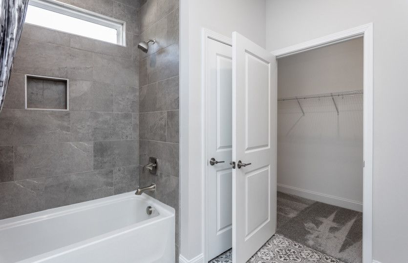 Guest Bath with Walk-in Closet