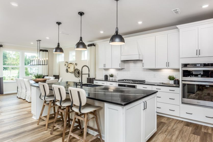 Luxury Kitchen with Large Island and Plenty of Storage