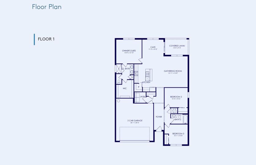 Crestmere Floor Plan, Quick Move-In Home, Floor 1