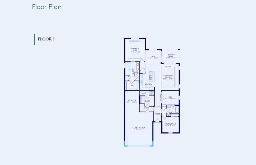 Mystique Floor Plan, Quick Move-In Home, Floor 1