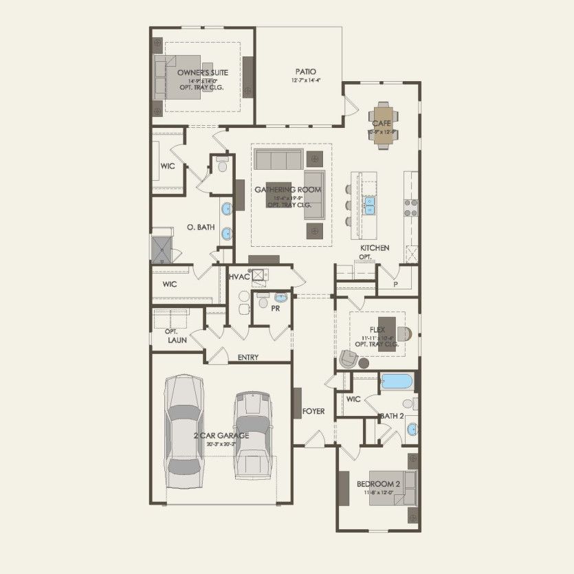 First Floor 2 br / 2.5 ba