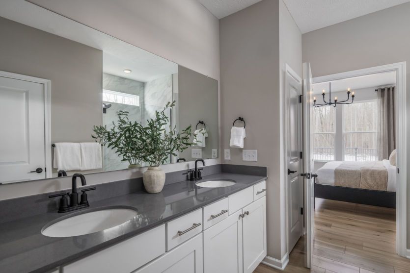 Included Double Vanity in Owner's Bath