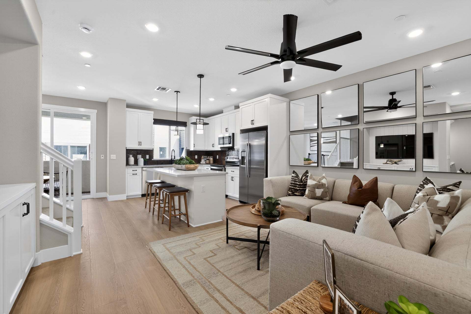 Row Townhomes Residence 5 | Living Room