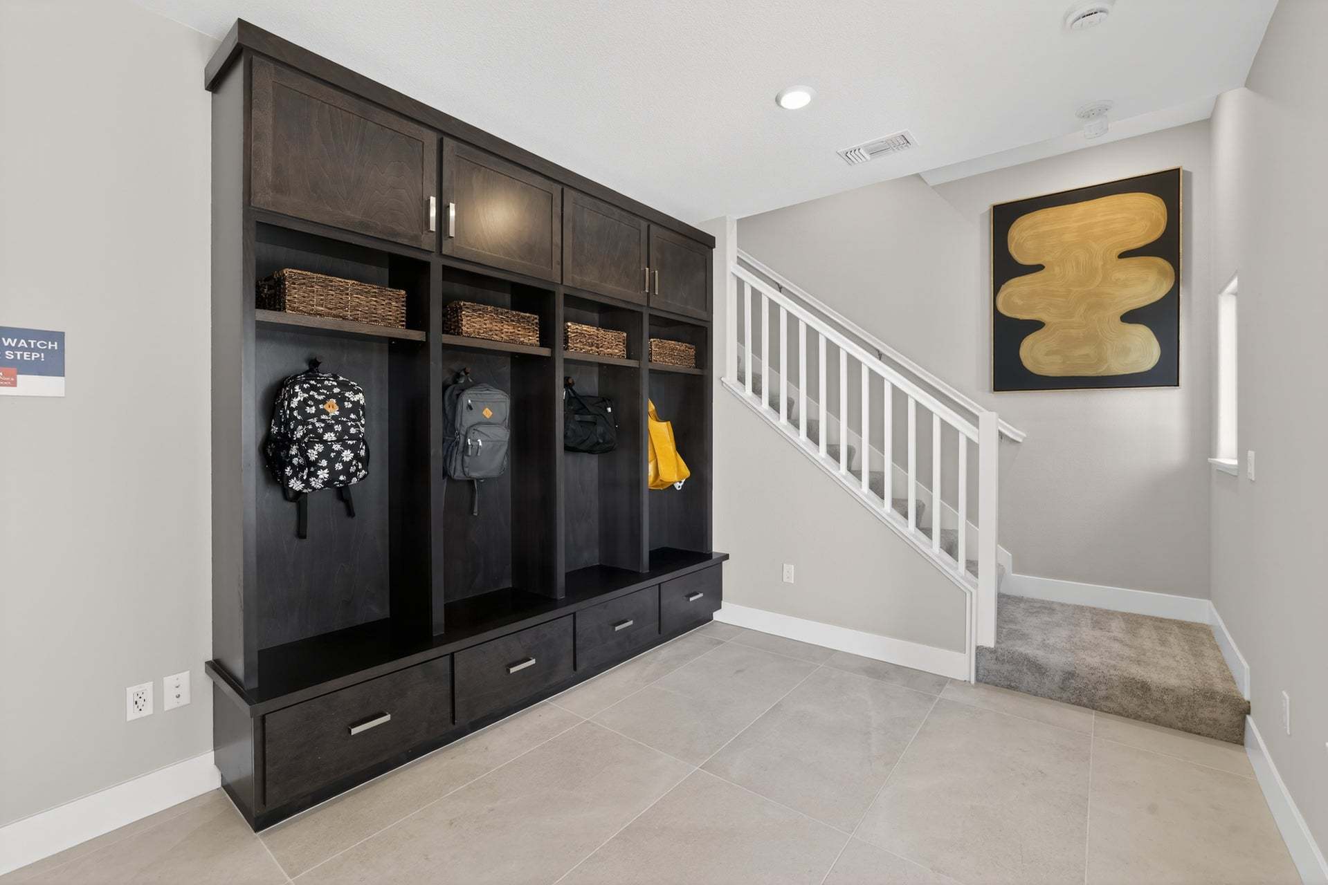 Row Townhome Residence 6 | Entrance and Drop Zone