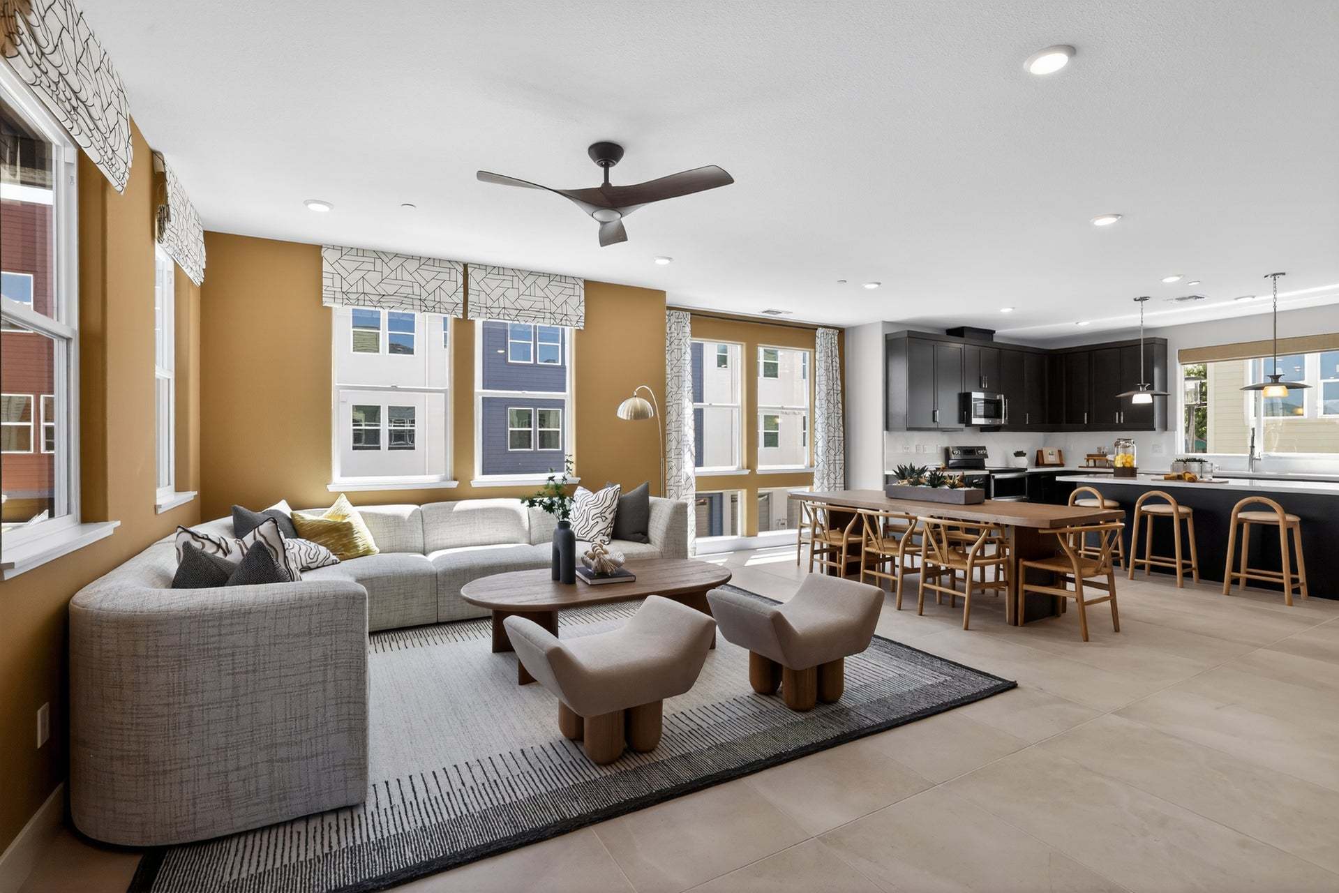 Row Townhome Residence 6 | Living Room