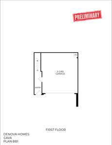 Residence 1 Floor Plan - DeNova Homes