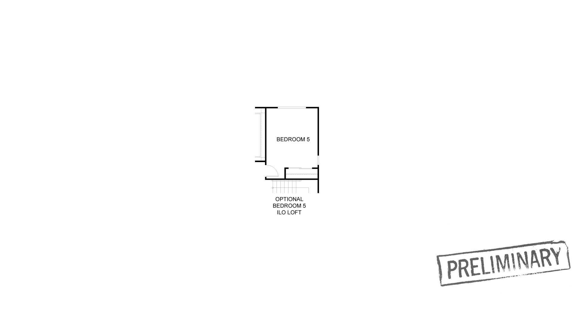 Residence 2 Option Bed 5 in Lieu of Loft