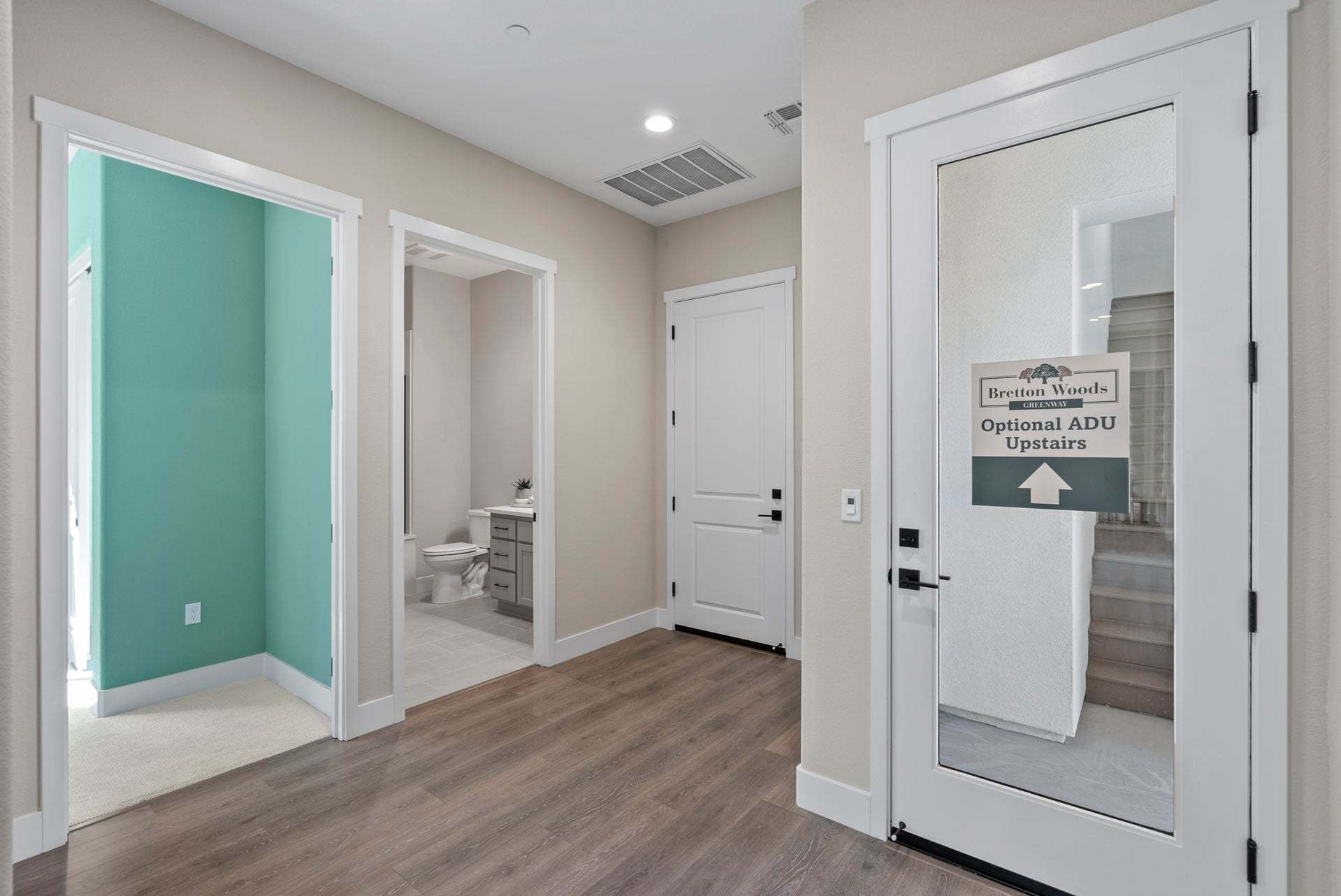 Greenway Residence 2 - Hallway with ADU Access Point