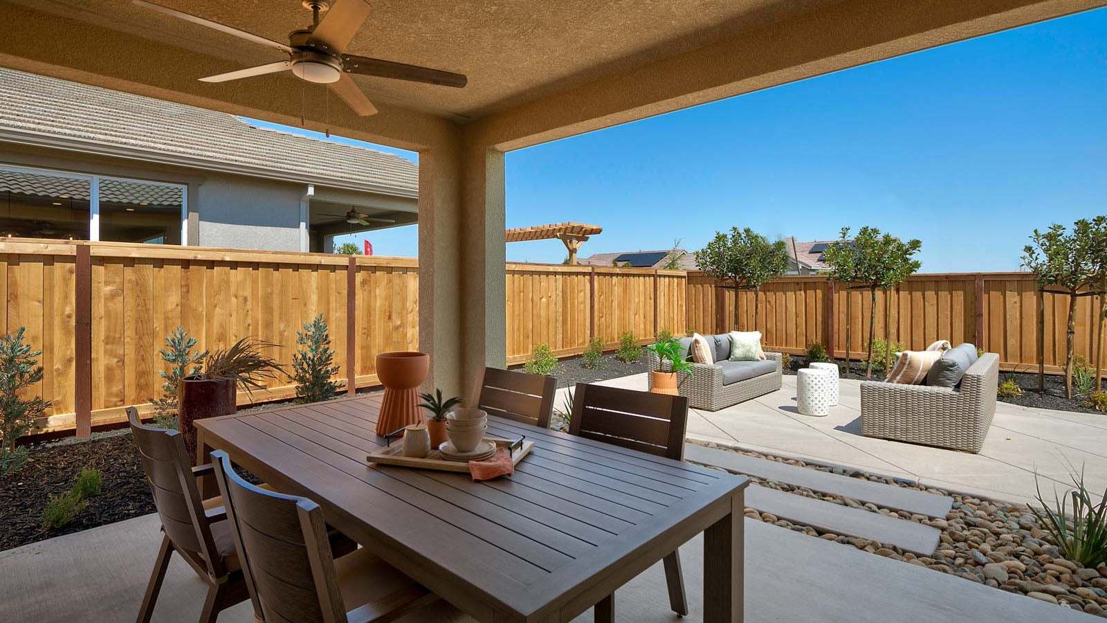 Residence 1 Model Covered Patio