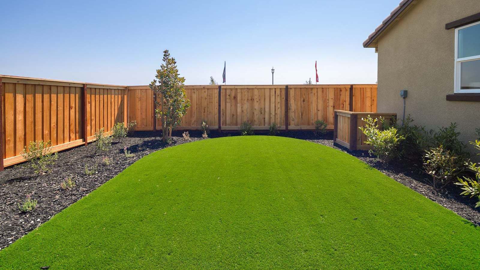 Residence 1 Model Backyard