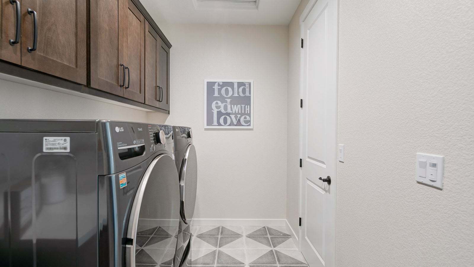 Residence 2 Model Laundry Room