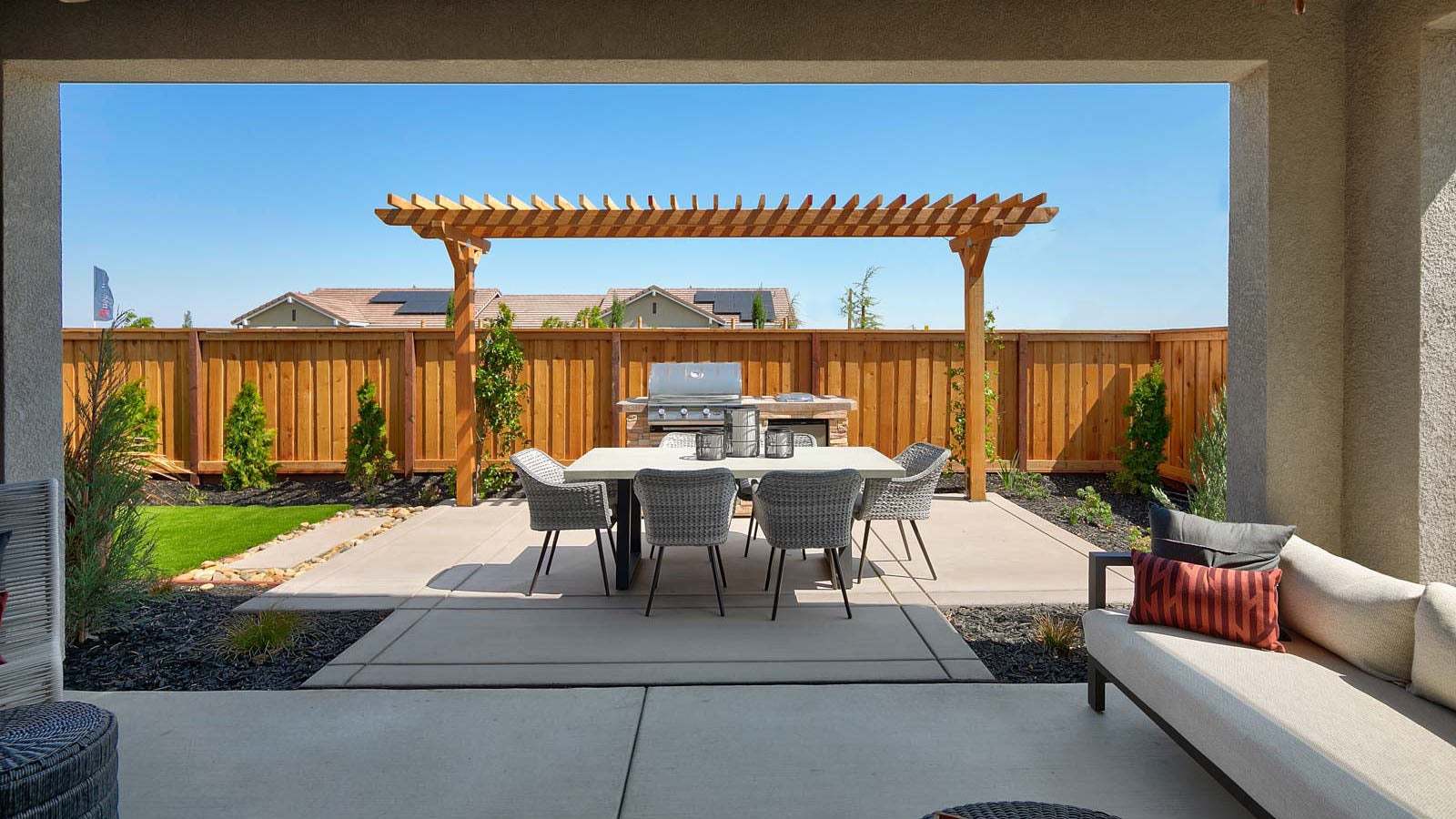 Residence 2 Model Covered Patio